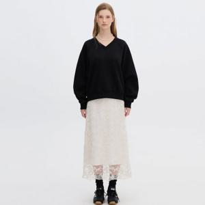 [올리브데올리브]세미 A라인 레이스 스커트 (OH5XS985)