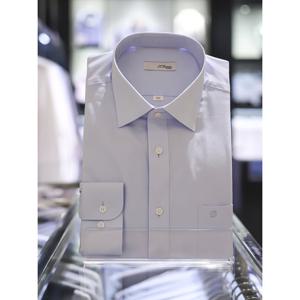 [듀퐁] 남성 일반핏 면140수 긴팔 남방 와이셔츠 (SE4SM11LS101SBU)