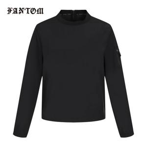 [팬텀] 여성 로고 펀칭 라운드 아노락