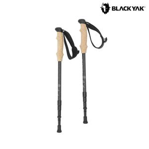 블랙야크 카본 워킹 등산스틱 지팡이 접이식 4단카본SET스틱C120B 2BYSTXU905