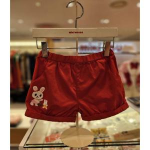 [미키하우스10] 11P203102 MH 우사코랑 토끼랑 포켓 호박 반바지 여아반바지