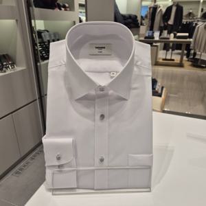 [레노마] 텐셀 사선도비 구김적은 일반핏긴팔 남자셔츠RPSSG1022화이트