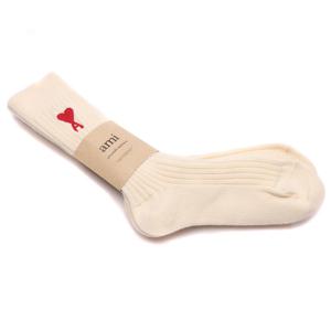 [아미] 23SS 남성 하트 로고 양말 3켤레 세트 (USC606 379 150 M 23S)