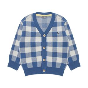 [블루독베이비]BL)니트체크V넥가디건 45119-200-01