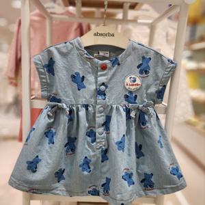 [압소바] (출산백일돌선물)티앙데님원피스(A2325105)