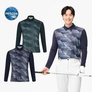 [PWX][A]Q125-3303-04 남성 프린트 카라티