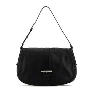 알렉산더맥퀸 블랙 가죽 맥시 사첼 숄더 백 8251391MAAD 1000