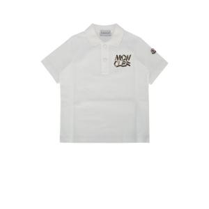 몽클레어 주니어 키즈 화이트 반팔 티셔츠 8A0000989ALK 034