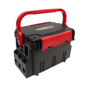 미라클 하드 태클박스 20리터 레드 민물 바다 낚시