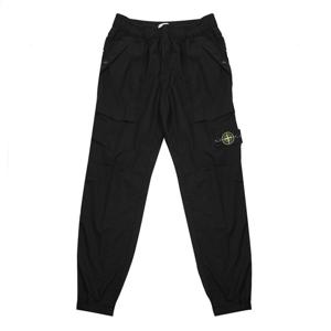 라프리마 스톤아일랜드 남성 와펜 패치 블랙 조거팬츠 K1S153100017-S0003-V0029