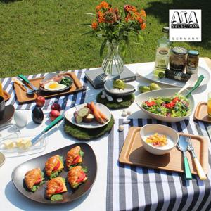 (독일 아사셀렉션) 쿠바 스톤+크림 6인 디너 홈세트 B 34P 식기 식기세트 그릇세트 결혼선물 신혼그릇 집들