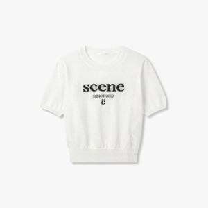 [지컷]레터링 크루넥 썸머 니트 (7255250101)