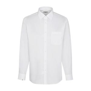 [레노마(셔츠)]카라커프스 자수포인트 구김없는 폴리스판셔츠 RPSSG1001WH