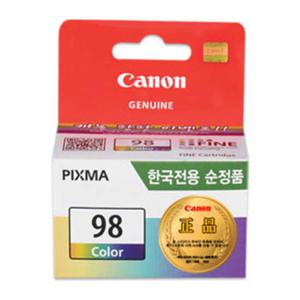 캐논 정품 잉크 CL-98 컬러 E500 E510 E600 E610