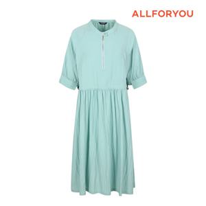 [올포유] 여성 반집업 라운드 원피스 ALONN6136-830