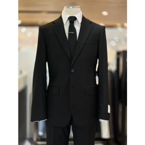 지오지아 25SS 블랙 사계절 반안감 정장 세트 ADF5SB1101