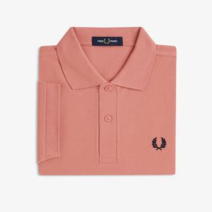 [M6000] 플레인 프레드페리 셔츠 - 퍼티 핑크/네이비 AFPM2516000-Y71