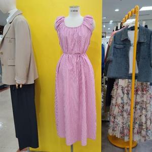 르피타 DP01 린넨 세로단 원피스 L252UOP555