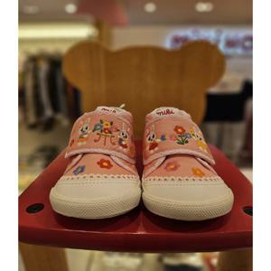 [미키하우스10] 11P909301 MH 우사코  꽃자수 슈즈 (13~15) 여아운동화