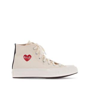 꼼데가르송 플레이 X 컨버스 스니커즈 AZK129 WHITE Beige