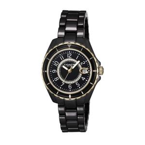 [마션틴트(잡화)][코치시계] 공식수입 세라믹 밴드 여성시계 14503461 프레스턴