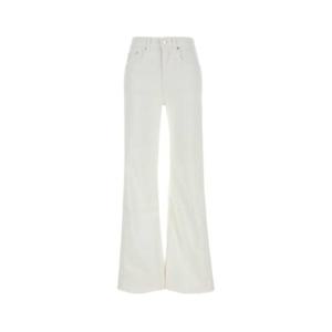 로이스 여성 화이트 Stretch 데님 컬러 진 33267583 01