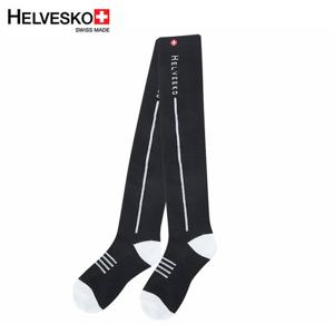 [헬베스코] 라인 포인트 골프 골프양말 니삭스(블랙)