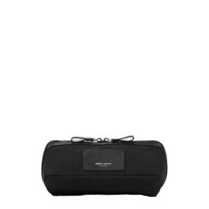 조르지오 아르마니 로고 패치 지퍼업 세면도구 가방 GM001188AF14204 UC001BLACK TP934404051