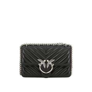 Pinko Love One 쉐브론 퀼팅 미니 크로스바디 백 100074A0GK Z99O TP934653920
