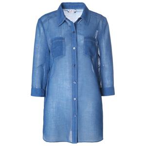 [조순희]시스루 스티치 롱 블라우스(JNMB224)