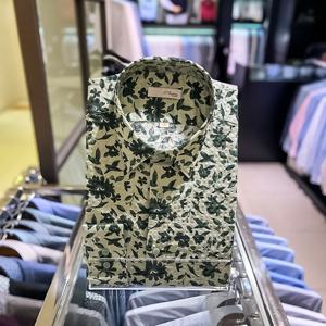 [듀퐁] 남성 일반핏 플라워패턴 긴팔 와이셔츠 (SE5SM11LS124SGE)