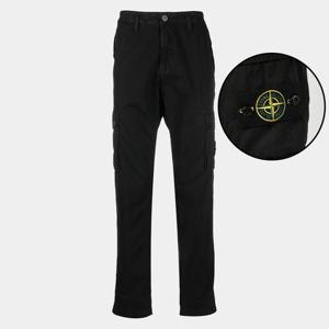 스톤아일랜드 남성 와펜 패치 카고 팬츠 바지 블랙 3100303S00WA V0129