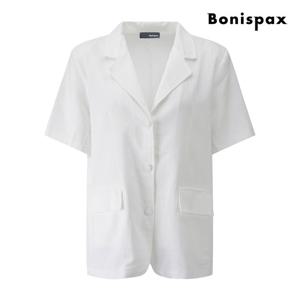 [보니스팍스(여성의류)]카라 테일러드 반팔 자켓 (XP6JK002M0)