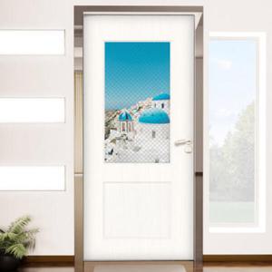 아트박스/꾸밈 ce121-모던사선라인(산토리니)_현관문시트지