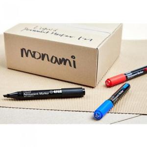 아트박스/모나미 모나미 생잉크 유성매직 121 (블랙) 사각닙