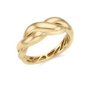 [로이드] 모던브리티쉬 트위스트 14k 반지 LRS22030G