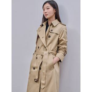 [빈폴레이디스][Essential] 롱 트렌치 코트  베이지 (BF483TE01A