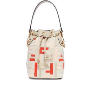 25 FW 펜디 미니 몬트레조 FF 자카드 버킷 백 8BS093AV10 TP439199865