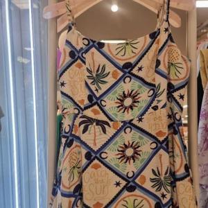 수스 HC12 프린트끈사시원피스 S252BOP674