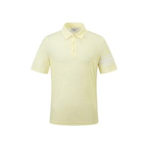 M 캘러웨이골프반팔티 PQC CMTY24M518_YE 남성 여름 트리플트랙 포인트 티셔츠