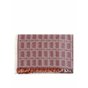 [SALVATORE FERRAGAMO] 라프리마 남성 스카프 간치니 모노그램 자카드 스톨 520142785240001 Fuchsia /8