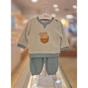 아가방 세이브존03 아가방 민트 지니 다람쥐 맨투맨 상하 AG01S523008A