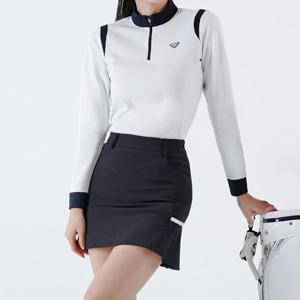 다운블로우DBFWLW21031WFW여자골프반집업티숙 여성 downblow 골프 상의 스커트 운동복 반집업 무지 약 속건 2103 이너 여자티셔츠 여자상의 터틀넥 롱슬리브