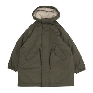 [블루테일]카키 양털 리버시블 야상 점퍼AYH1JP01KK