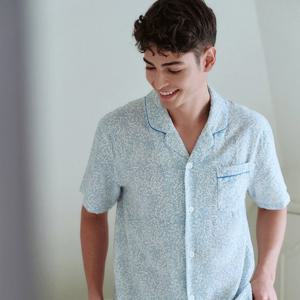 비너스 남성 편안하고 가벼운 면 레이온 파자마 홈웨어 잠옷 VPA4523M