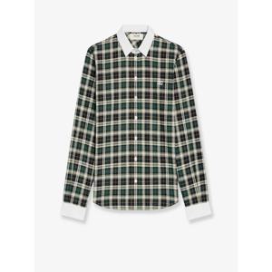 [CELINE] 라프리마 여성 셔츠 Tartna 코튼 RC03D0522 CAY3 GREEN/NAVY/CHALK /12