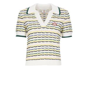 카사블랑카 반팔 티셔츠 WPF25KW101501 COTTON White