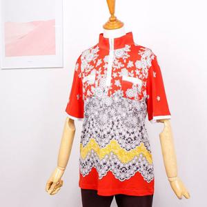 찰랑 지퍼 반팔티셔츠 UIT-23057