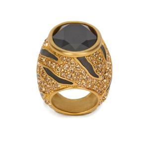 25 FW 로베르토 카발리 크리스털 장식 링 VKG030AM011 TP441422254