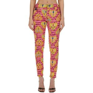 베르사체 오너먼탈 프린트 스키니 진 76HAB5K0 ES105L54G89